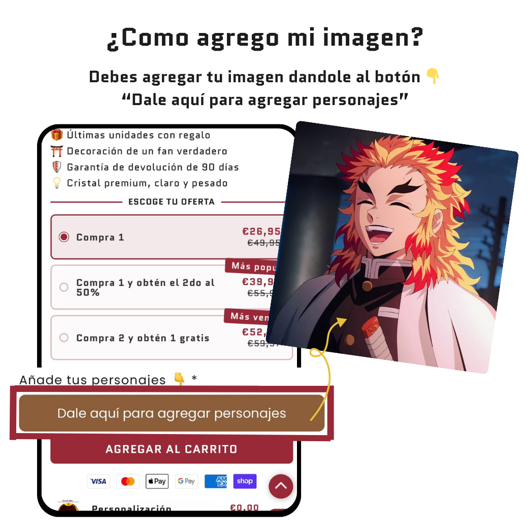 Esfera de Anime Personalizada
